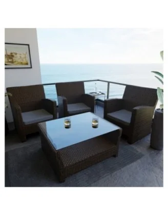 Cuscino per panchina da giardino, cuscino per altalena, cuscino da giardino, 70x70x5 cm, Grigio