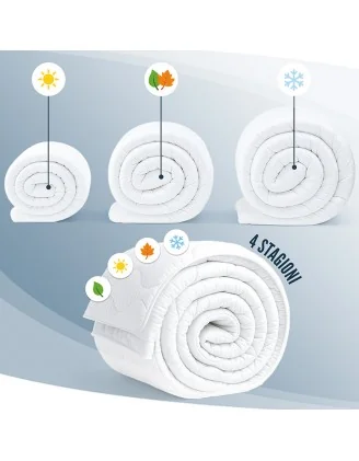 Piumino anallergico Tutto l’Anno 155x220 cm