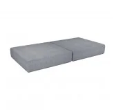 Materasso pieghevole 160×80×15 cm per divano modulare bambini in velluto corduroy, colore Gris Conejito
