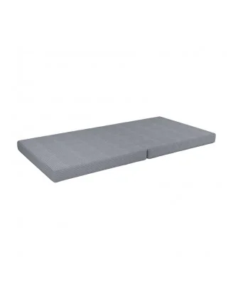 Materasso pieghevole 160×80×8 cm per divano modulare bambini in velluto corduroy, colore Gris Conejito