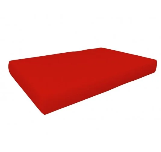 Cuscino di Seduta per Pallet Impermeabile 120x80x15 Rosso