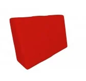 Cuscino Laterale per Pallet Impermeabile 60x40x20/10 Rosso