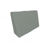 Copricuscino Impermeabile per Cuscini per Pallet - Cuscino-Schienale Laterale 60x40, Grigio