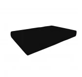 Copricuscino Impermeabile per Cuscini per Pallet - Cuscino-Sedile 120x80, Nero