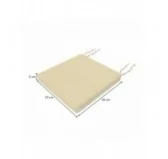 Cuscino per panchina da giardino, cuscino per altalena, cuscino da giardino, 70x70x5 cm, Beige