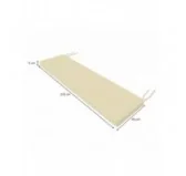 Cuscino per panchina da giardino, cuscino per altalena, cuscino da giardino, 110x40x5 cm, Beige