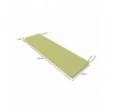 Cuscino per panchina da giardino, cuscino per altalena, cuscino da giardino, 110x40x5 cm, Verde