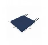 Cuscino per panchina da giardino, cuscino per altalena, cuscino da giardino, 70x70x5 cm, Blu Scuro