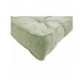 Set di 2 Cuscini per Sedia da Giardino Verde 40x40 + 50x40