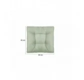 Set di 2 Cuscini per Sedia da Giardino Verde 60x60 + 60x40