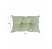 Set di 2 Cuscini per Sedia da Giardino Verde 70x70 + 70x40