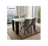 Tavolo da pranzo, piano 2,5 cm Quercia Sonoma, gambe nere, 140x80x75 cm Tavolo da pranzo, piano 2,5 cm Quercia Sonoma, gambe nere, 140x80x75 cm