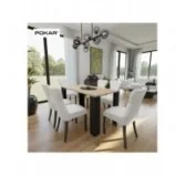 Tavolo da pranzo, piano 2,5 cm Quercia Sonoma, gambe nere, 140x80x75 cm Tavolo da pranzo, piano 2,5 cm Quercia Sonoma, gambe nere, 140x80x75 cm