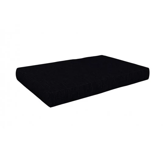 Cuscino di Seduta per Pallet 120x80x15 Nero