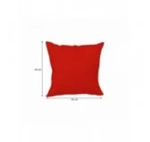 Cuscino Decorativo per Pallet e per Divano da Giardino, Impermeabile, 40x40 cm, Rosso