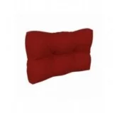 Cuscino Laterale per Pallet, Trapuntato, 60x40x12 cm, Rosso