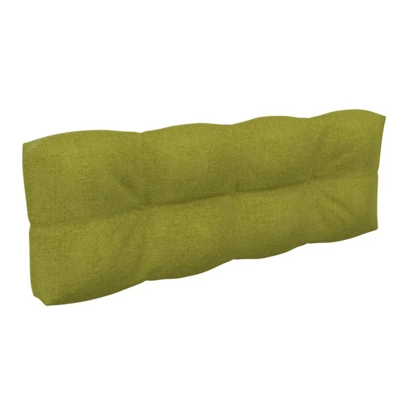 Cuscino Schienale per Pallet, Trapuntato, 120x40x12 cm, Lime