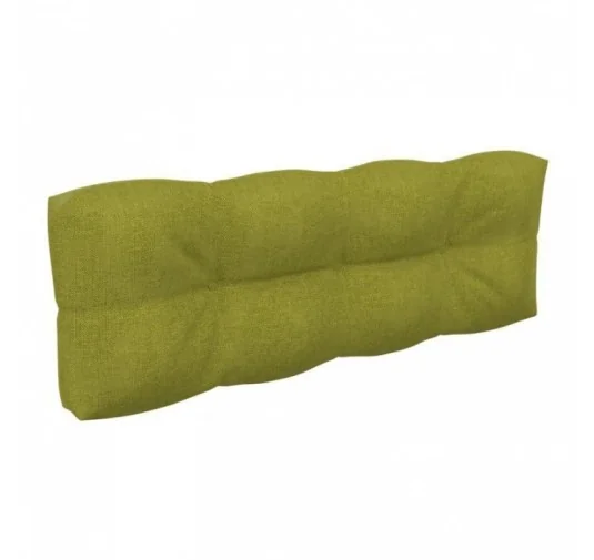 Cuscino Schienale per Pallet, Trapuntato, 120x40x12 cm, Lime