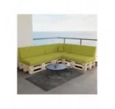 Cuscino Laterale per Pallet, 60x40x20/10 cm, Lime