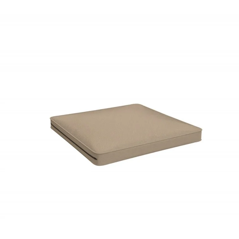 Cuscini per Sedie, Cuscini di Seduta, Cuscino da Esterno per mobili e Arredamento da Giardino, 40x40x5 cm, Beige