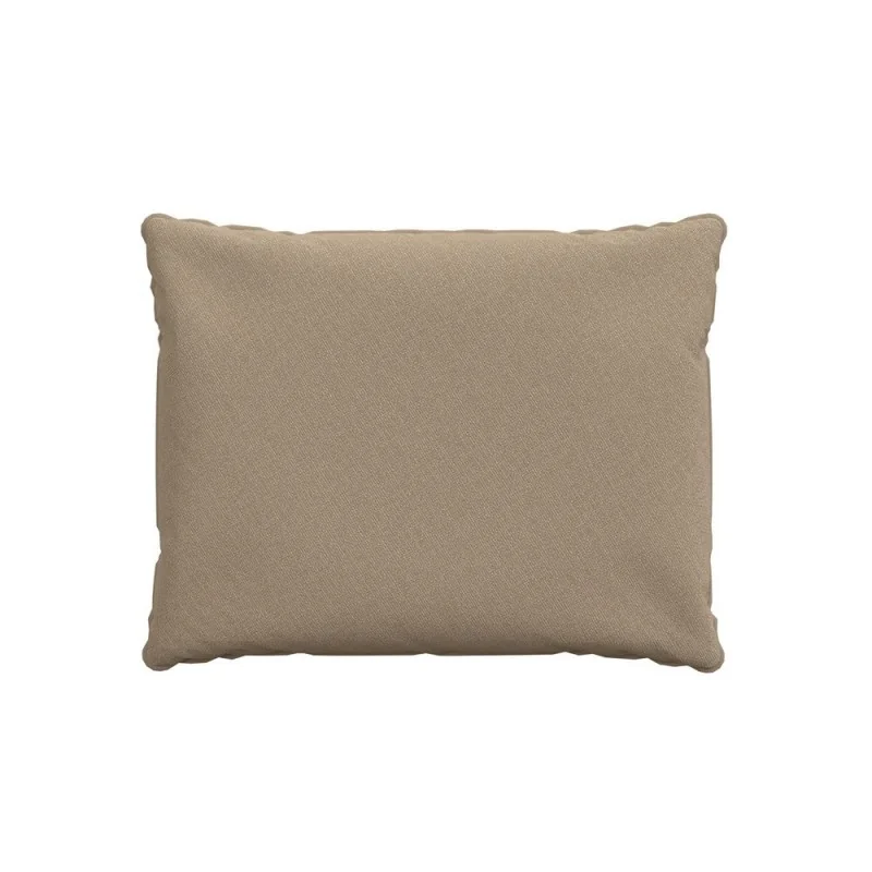 Cuscini per Sedie, Cuscini di Schienale, Cuscino da Esterno per mobili e Arredamento da Giardino, 50x40x15 cm, Beige