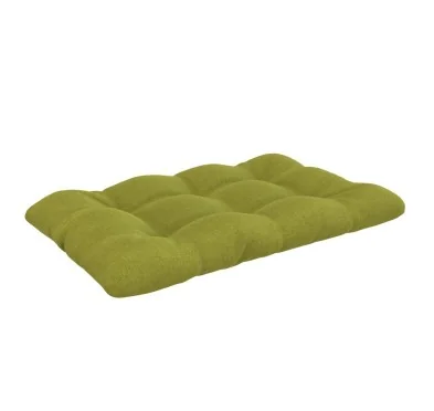 Cuscino di Seduta per Pallet, Trapuntato, 120x80x12 cm, Lime