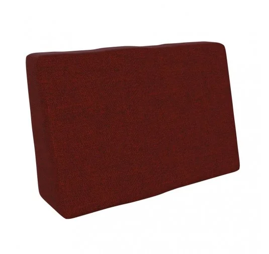 Cuscino Laterale per Pallet, 60x40x20/10 cm, Bordeaux