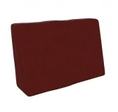 Cuscino Laterale per Pallet, 60x40x20/10 cm, Bordeaux