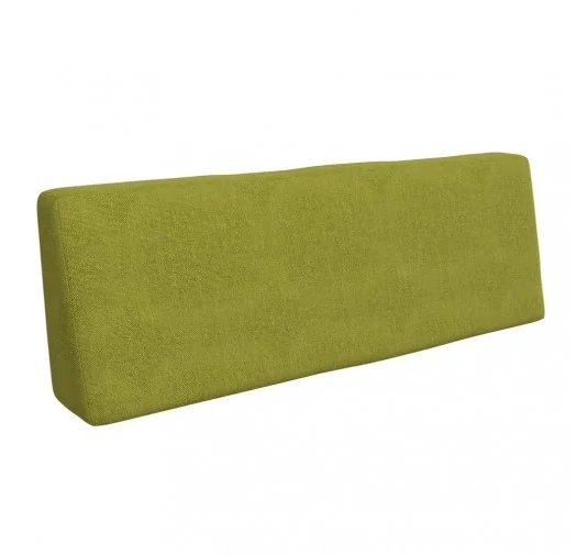 Cuscino Schienale per Pallet, 120x40x20/10 cm, Lime