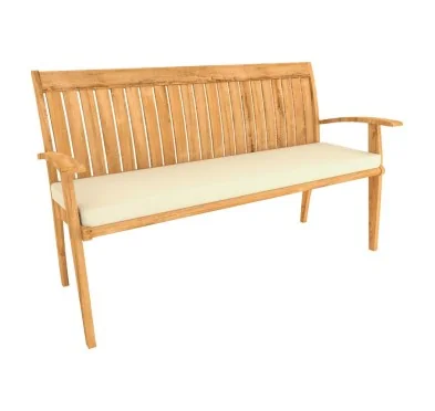 Cuscino per panchina da giardino, cuscino per altalena, cuscino da giardino, 110x40x5 cm, Beige