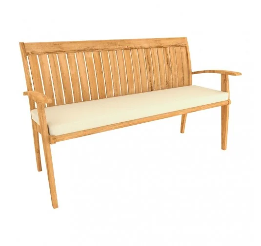 Cuscino per panchina da giardino, cuscino per altalena, cuscino da giardino, 110x40x5 cm, Beige