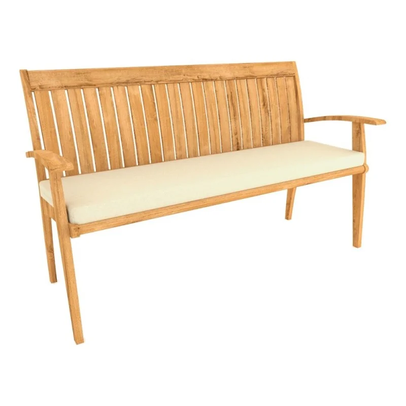 Cuscino per panchina da giardino, cuscino per altalena, cuscino da giardino, 150x40x5 cm, Beige