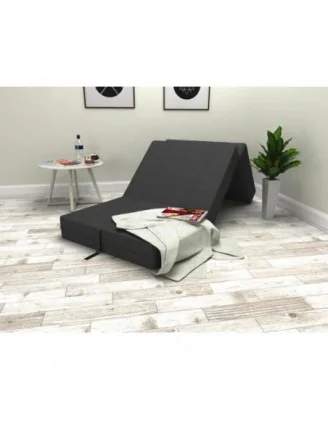 Materasso Pieghevole per Ospiti e Campeggio 140x195x15 Antracite