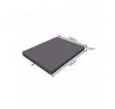 Materasso Pieghevole per Ospiti e Campeggio 160x195x15 Antracite