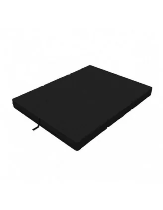 Materasso Pieghevole per Ospiti e Campeggio 80x195x15 Nero