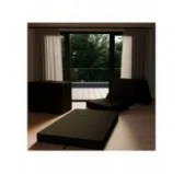 Materasso Pieghevole per Ospiti e Campeggio 80x195x15 Nero Materasso Pieghevole per Ospiti e Campeggio 80x195x15 Nero