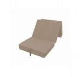 Materasso Pieghevole per Ospiti e Campeggio 120x195x15 Beige