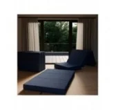 Materasso Pieghevole per Ospiti e Campeggio 80x195x15 Blu Scuro