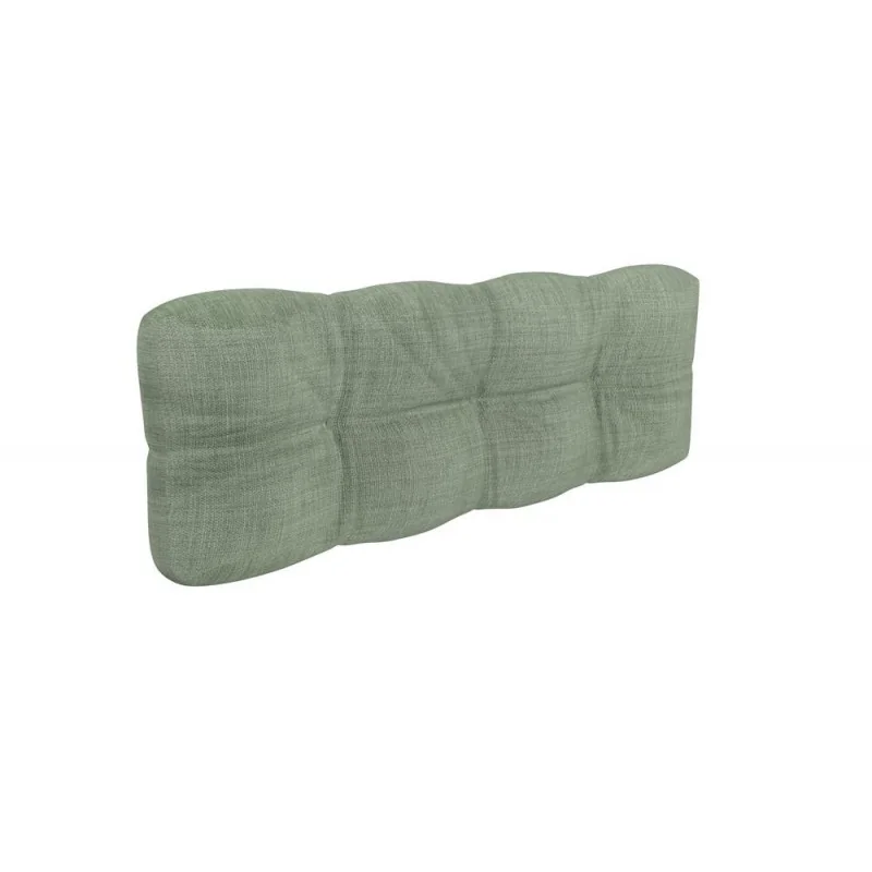 Cuscino Schienale Trapuntato per Pallet 120x40x12 cm Verde