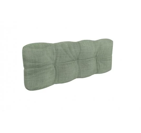 Cuscino Schienale Trapuntato per Pallet 120x40x12 cm Verde