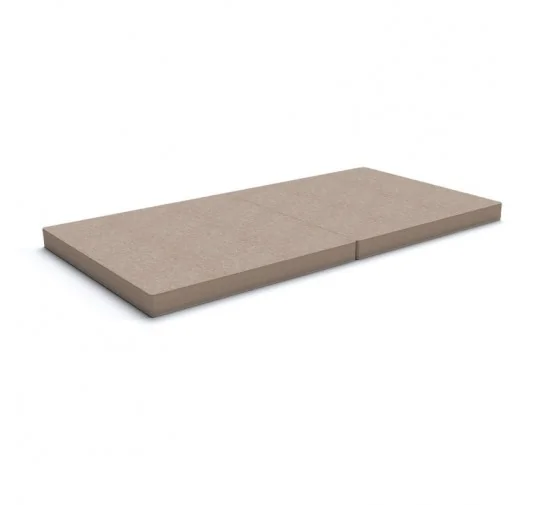 Materasso pieghevole 160x80x8 cm per divano modulare per bambini, beige