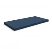 Materasso pieghevole 160x80x8 cm per divano modulare per bambini, blu scuro