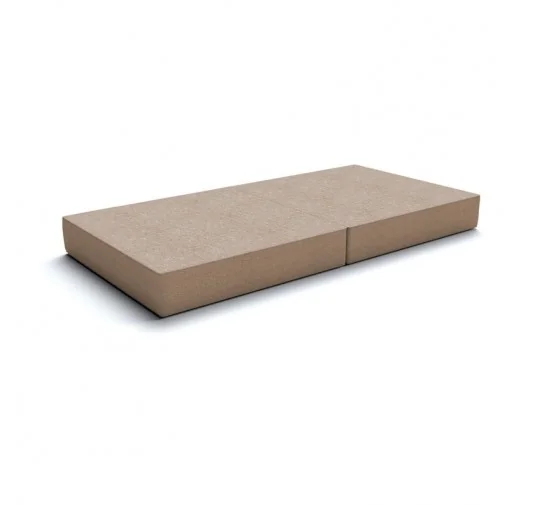 Materasso pieghevole 160x80x15 cm per divano modulare per bambini, beige