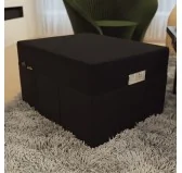 Fodera per materasso pieghevole 80x195x15 cm, Nero Fodera per materasso pieghevole 80x195x15 cm, Nero
