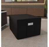 Fodera per materasso pieghevole 80x195x15 cm, Nero Fodera per materasso pieghevole 80x195x15 cm, Nero
