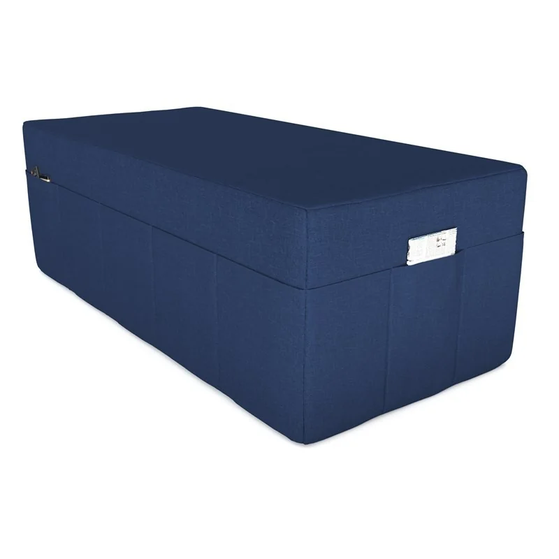 Fodera per materasso pieghevole 140x195x15 cm, Blu Scuro Fodera per materasso pieghevole 140x195x15 cm, Blu Scuro