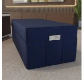 Fodera per materasso pieghevole 140x195x15 cm, Blu Scuro Fodera per materasso pieghevole 140x195x15 cm, Blu Scuro