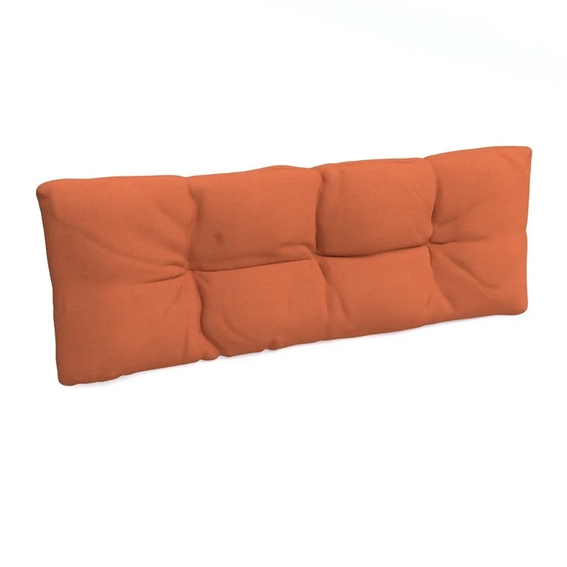 Cuscino Schienale per Pallet, Trapuntato, 120x40x12 cm, Arancione Cuscino Schienale per Pallet, Trapuntato, 120x40x12 cm, Arancione