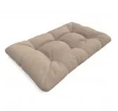 Cuscino di Seduta Trapuntato per Pallet 120x80x15 cm Beige Cuscino di Seduta Trapuntato per Pallet 120x80x15 cm Beige