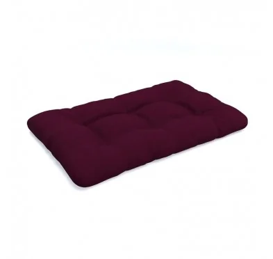 Cuscino di Seduta per Pallet, Trapuntato, 120x80x12 cm, Viola